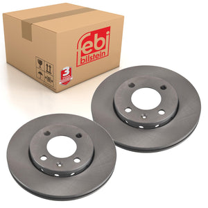 Pair of Front Brake Disc Fits Volkswagen Amarok 4motion S1 Lupo Polo Febi 09462