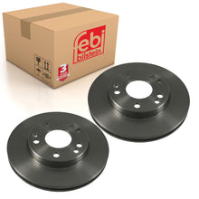 Load image into Gallery viewer, Pair of Front Brake Disc Fits Mercedes Benz 190 Series model 201 Febi 09464