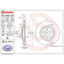 Load image into Gallery viewer, Front Brake Disc x2 284mm Fits Alfa Romeo GTV Spider Brembo 09505821