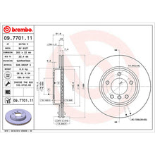 Load image into Gallery viewer, Front Brake Disc x2 300mm Fits BMW 3 Series Z3 Z4 Brembo 09770111