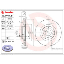 Load image into Gallery viewer, Front Brake Disc x2 305mm Fits Vauxhall Corsa Brembo 09800451
