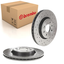 Load image into Gallery viewer, Megane Front Drilled Brake Discs x2 280mm Fits Renault Laguna Brembo 0981372X