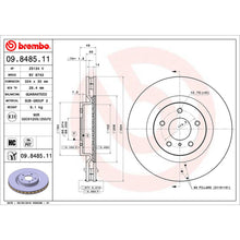 Load image into Gallery viewer, 350Z Front Brake Discs x2 Fits Nissan Brembo 09848511