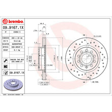 Load image into Gallery viewer, Golf Front Brake Discs x2 Fits VW Caddy Audi A3 Seat Leon Brembo 0991671X