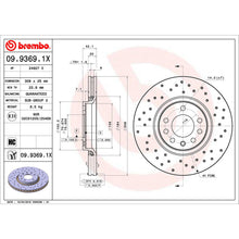 Load image into Gallery viewer, Astra Front Drilled Brake Discs x2 308mm Fits Vauxhall Corsa Brembo 0993691X