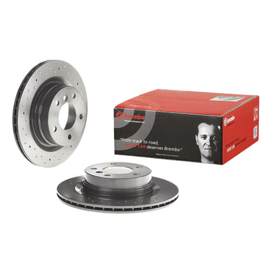 BMW Rear Brake Disc x2 300mm Fits 1 2 3 4 Series Brembo 0997931X