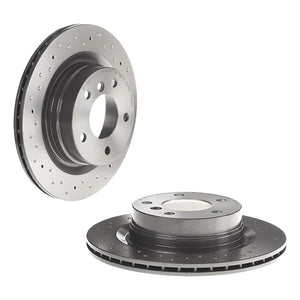 BMW Rear Brake Disc x2 300mm Fits 1 2 3 4 Series Brembo 0997931X