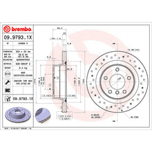 Load image into Gallery viewer, BMW Rear Brake Disc x2 300mm Fits 1 2 3 4 Series Brembo 0997931X