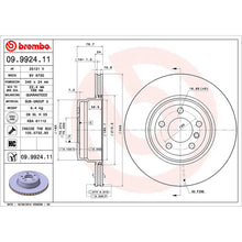Load image into Gallery viewer, Rear Brake Disc x2 345mm Fits BMW X5 X6 Brembo 09992411