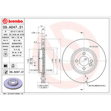 Load image into Gallery viewer, Front Brake Disc x2 294mm Fits Mini R50 R53 R56 R55 R57 R58 R59 Brembo 09A04731