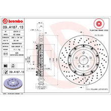 Load image into Gallery viewer, Front Brake Disc x2 380mm Fits Nissan GT-R Brembo 09A18713