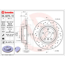 Load image into Gallery viewer, 3 Series Rear Brake Discs x2 Fits BMW 320D 330D Brembo 09A2701X