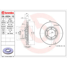 Load image into Gallery viewer, L200 Front Brake Discs x2 Fits Mitsubishi Brembo 09A30410