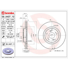 Load image into Gallery viewer, Civic Type-R Front Brake Disc x2 300mm Fits Honda Brembo 09A40711