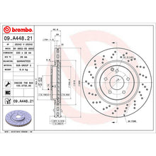Load image into Gallery viewer, Front Brake Disc x2 330mm Fits Mercedes C Class CLK SLK Brembo 09A44821