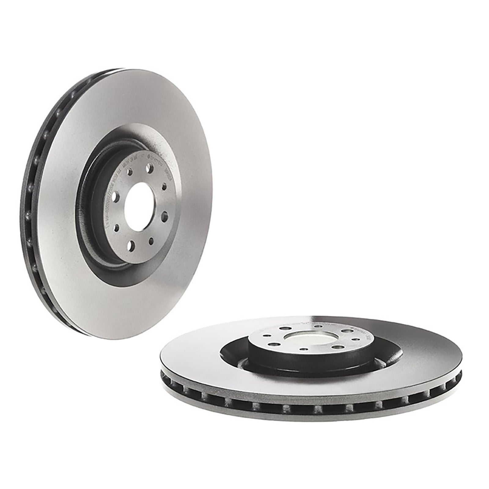 Front Brake Disc x2 330mm Fits Lancia Delta Brembo 09A50011  