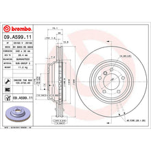 Load image into Gallery viewer, Front Brake Disc x2 348mm Fits BMW 3 Series X1 Brembo 09A59911