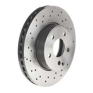 Front Brake Disc x2 295mm Fits Mercedes C Class Brembo 09A61351