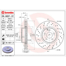 Load image into Gallery viewer, Front Brake Disc x2 322mm Fits Mercedes C E Class Brembo 09A62131