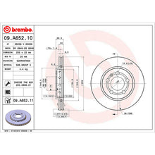Load image into Gallery viewer, Rear Brake Disc x2 256mm Fits VW Audi Seat Skoda TT Octavia Golf Brembo 09A65211