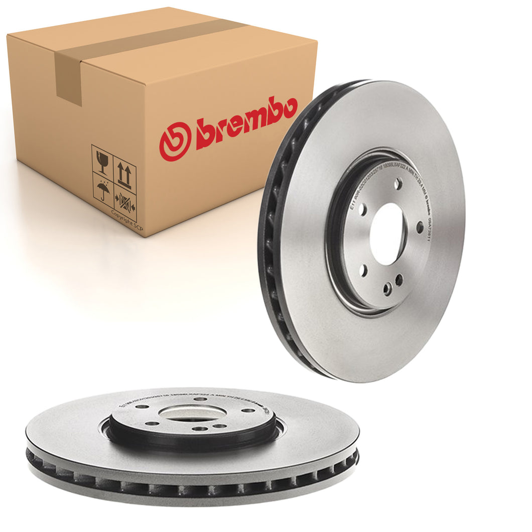 CLK Front Brake Discs x2 330mm Fits Mercedes E Class Brembo 09A72611