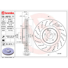 Load image into Gallery viewer, Front Brake Disc x2 360mm Fits Mercedes E S Class SL SLC SLK Brembo 09A81911