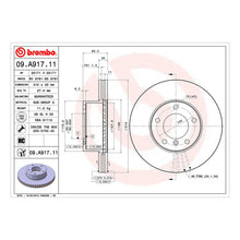 Load image into Gallery viewer, G Class Front Brake Discs x2 315mm Fits Mercedes Brembo 09A91711