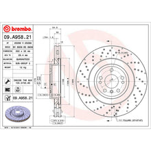 Load image into Gallery viewer, GLE Front Brake Discs x2 Fits Mercedes Benz Brembo 09A95821