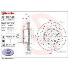 Load image into Gallery viewer, Front Brake Disc x2 312mm Fits BMW X1 1 2 3 4 Series Brembo 09B3372X