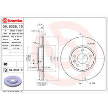 Load image into Gallery viewer, Front Brake Disc x2 300mm Fits Vauxhall Astra Brembo 09B35611