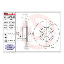 Load image into Gallery viewer, X3 Front Brake Discs x2 328mm Fits BMW X4 Brembo 09B57011