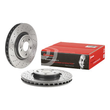 Load image into Gallery viewer, A Class Front Drilled Brake Discs x2 320mm Fits Mercedes CLA GLA Brembo 09B80751
