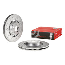Load image into Gallery viewer, AMG Front Drilled Grooved Brake Discs x2 390mm Fits Mercedes SL Brembo 09B84833