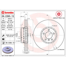 Load image into Gallery viewer, Front Brake Disc x2 348mm Fits BMW 5 6 Series Brembo 09C39313
