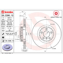 Load image into Gallery viewer, Rear Brake Disc x2 345mm Fits BMW 1 2 3 4 Series Brembo 09C39613