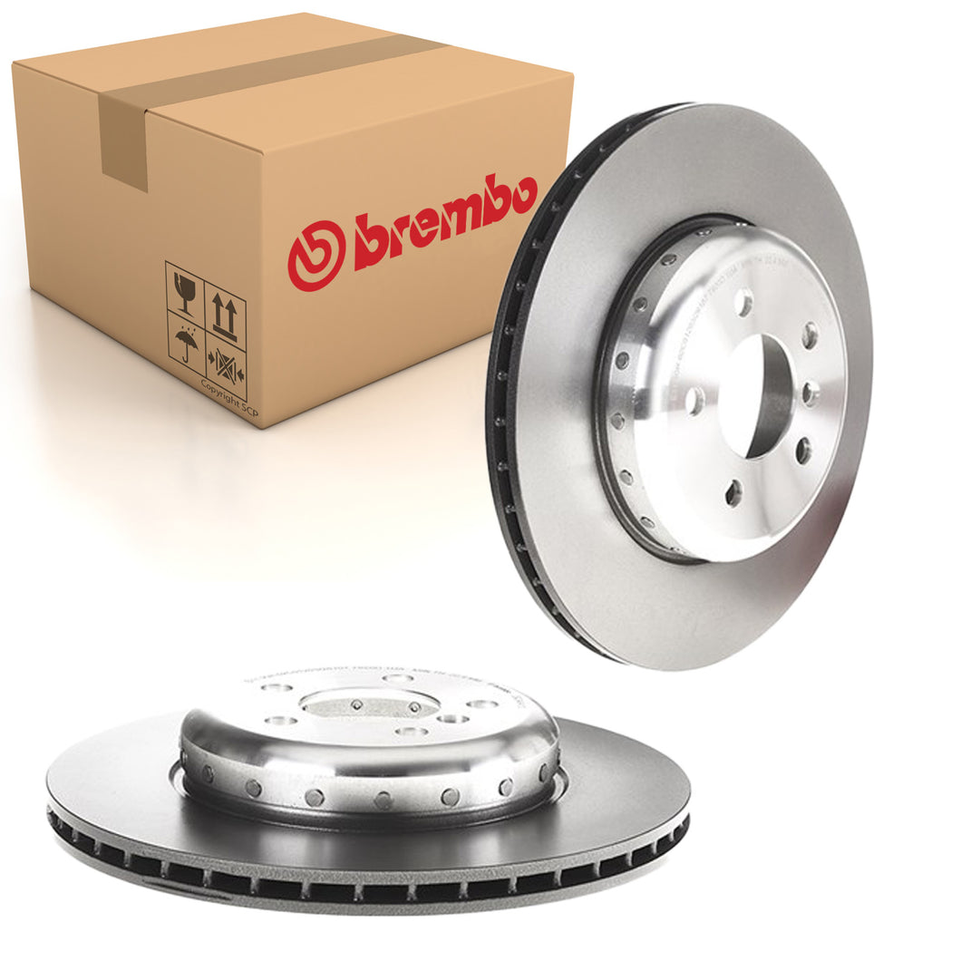 M550d Rear Brake Discs x2 345mm Fits BMW F10 F11 F12 F06 Brembo 09C40413
