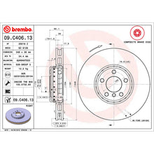 Load image into Gallery viewer, Front Brake Disc x2 348mm Fits BMW 5 6 7 Series Brembo 09C40613
