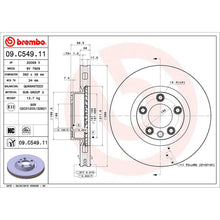 Load image into Gallery viewer, Front Brake Disc x2 360mm Fits Porsche VW Cayenne Brembo 09C54911