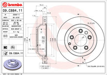 Load image into Gallery viewer, Q7 Rear Brake Discs x2 330mm Fits Audi Porsche VW Touareg Brembo 09C88411