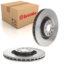 Load image into Gallery viewer, S3 Front Brake Discs x2 345mm Fits Audi A3 VW Golf Mk6 R GTi Brembo 09C89211