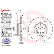 Load image into Gallery viewer, Front Brake Disc x2 332mm Fits BMW X3 X5 Brembo 09C89611