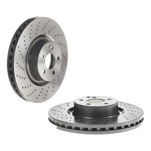 Load image into Gallery viewer, AMG Front Drilled Brake Discs x2 360mm Fits Mercedes S55 S600 Brembo 09C94311