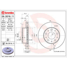 Load image into Gallery viewer, Front Brake Disc x2 300mm Fits Citroen Fiat Peugeot Ducato Boxer Brembo 09D01811