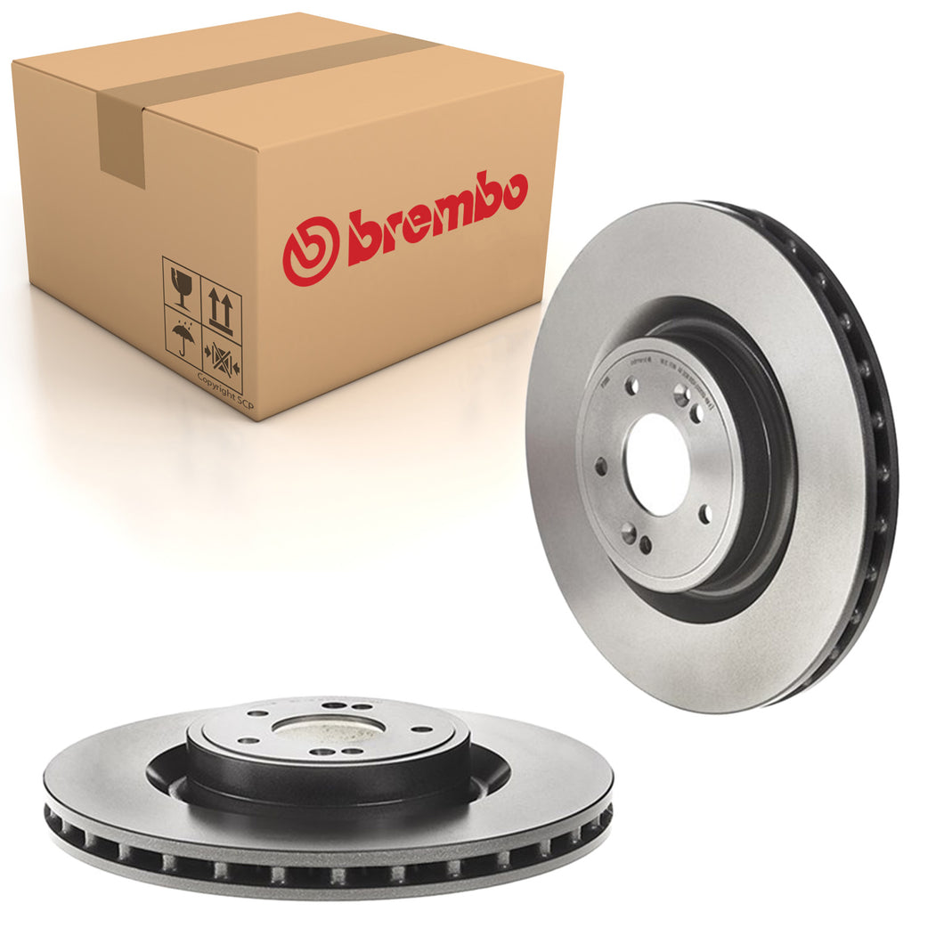 Stinger Front Brake Discs x2 Fits Kia Genesis G70 Brembo 09D02711