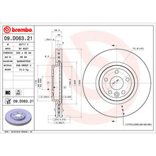 Load image into Gallery viewer, Velar Front Brake Discs x2 Fits Jaguar F-Pace Range Rover Brembo 09D06321