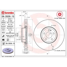 Load image into Gallery viewer, Front Brake Disc x2 342mm Fits Mercedes CLS E Class GLC Brembo 09D52913