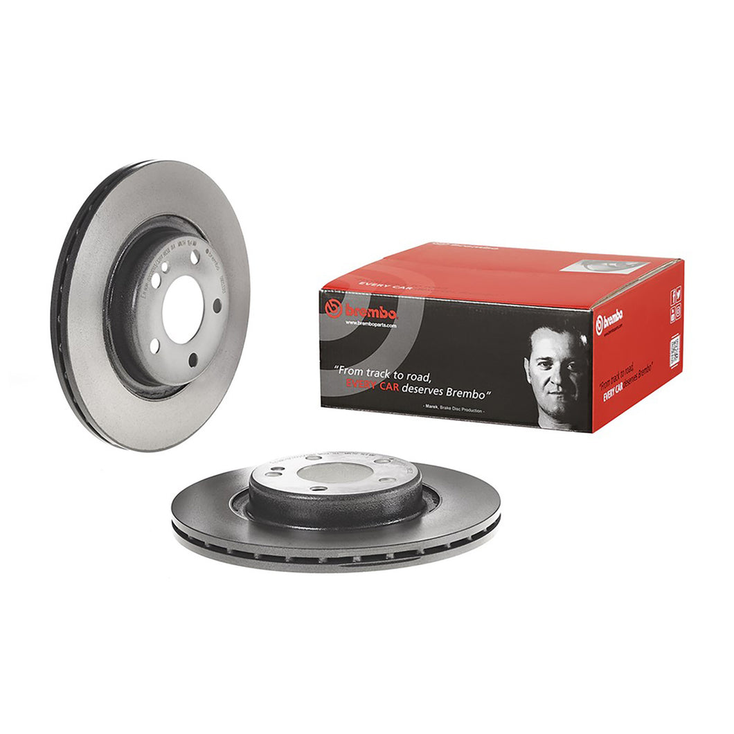 Rear Brake Disc x2 300mm Fits Mercedes C Class GLC Brembo 09D53313