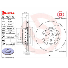 Load image into Gallery viewer, Front Brake Disc x2 330mm Fits BMW 5 Series X3 X4 Z4 Brembo 09D90413