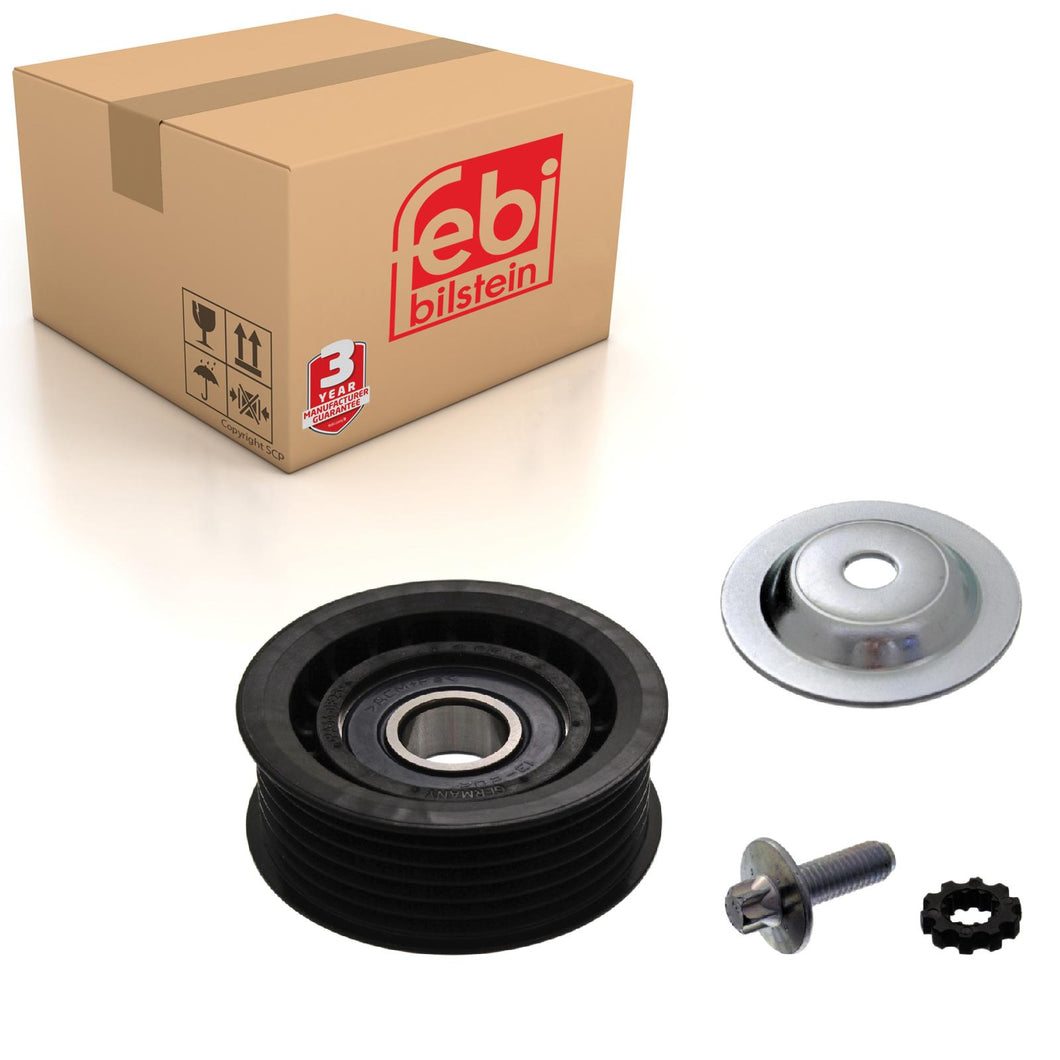 Auxiliary Belt Idler Pulley Inc Bolt Fits Lancia FIAT Alfa Romeo Mit Febi 100091