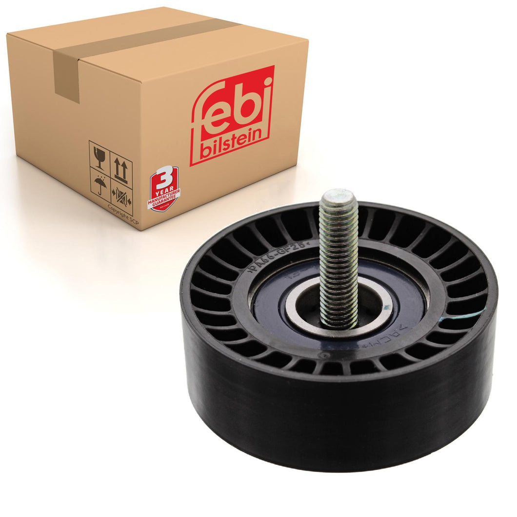 Auxiliary Belt Idler Pulley Inc Bolt Fits Lancia Ypsilon FIAT 500 31 Febi 100093